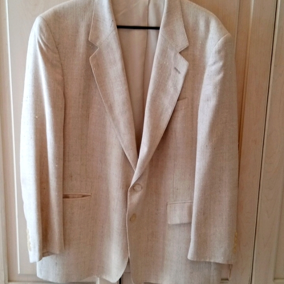 Other - Beige linen men's blazer